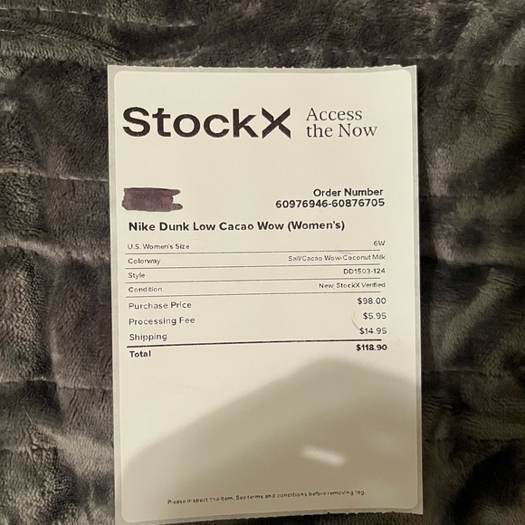 W CoCao Nike Dunks, Size 6 Women’s, size 4.5 Men’s - Picture 11 of 12